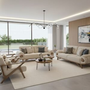 طقم كنب محلي (ياسين) 7 مقاعد