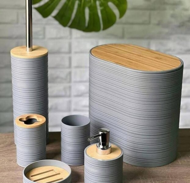 طقم حمام بيضاوي