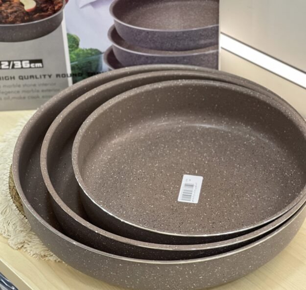 طقم صواني فرن جرانيت 3 قطع