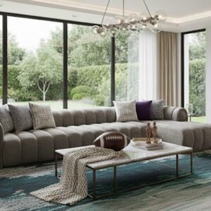 طقم كنب زاويه محلي (محزز 2026) 5 متر