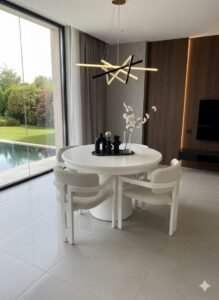 طاولة سفره دائري رجل برميل مع فتحه